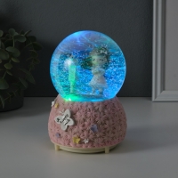 Сувенир полистоун водяной шар свет, музыка "Цветочная полянка и малыш" МИКС 10х10х14,5 см Сувенир полистоун водяной шар свет, музыка "Цветочная полянка и малыш" МИКС 10х10х14,5 см