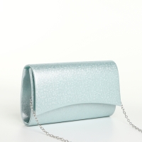 Сумка-клатч на магните, цвет голубой