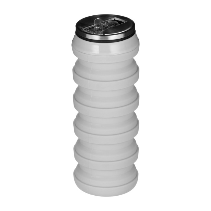 Бутылка для воды складная, 500 мл, силиконовая Бутылка для воды складная, 500 мл, силиконовая