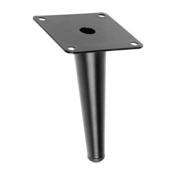 Опора мебельная CAPPIO OP07,h=150мм,толщ площ 1,8, цвет матовый черный Опора мебельная CAPPIO OP07,h=150мм,толщ площ 1,8, цвет матовый черный