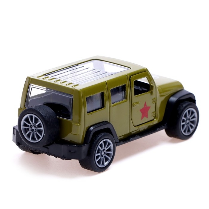 Машина металлическая &laquo;Армия&raquo;, 1:48, инерция, открываются двери, цвет зелёный