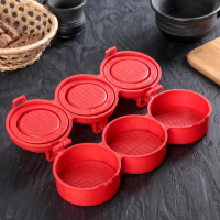 Форма для фарширования котлет тройная Доляна Stufz, 25&times;10&times;5,5 см, диаметр рабочей части 7,7 см, малый круг 5 см