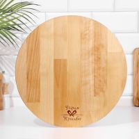 Доска разделочная и сервировочная "Круг" большая D=35 Доска разделочная и сервировочная "Круг" большая D=35