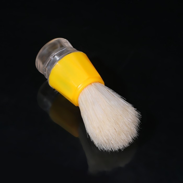 Помазок для бритья, пластиковый, цвет МИКС