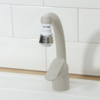 Поворотная насадка на кран Доляна, d=1,5 см, с изменяемым углом наклона и изменяемой интенсивностью струи, с сеткой Поворотная насадка на кран Доляна, d=1,5 см, с изменяемым углом наклона и изменяемой интенсивностью струи, с сеткой