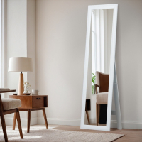 Зеркало "Белое" 45х160 см, напольное, ширина рамы 55мм Зеркало "Белое" 45х160 см, напольное, ширина рамы 55мм