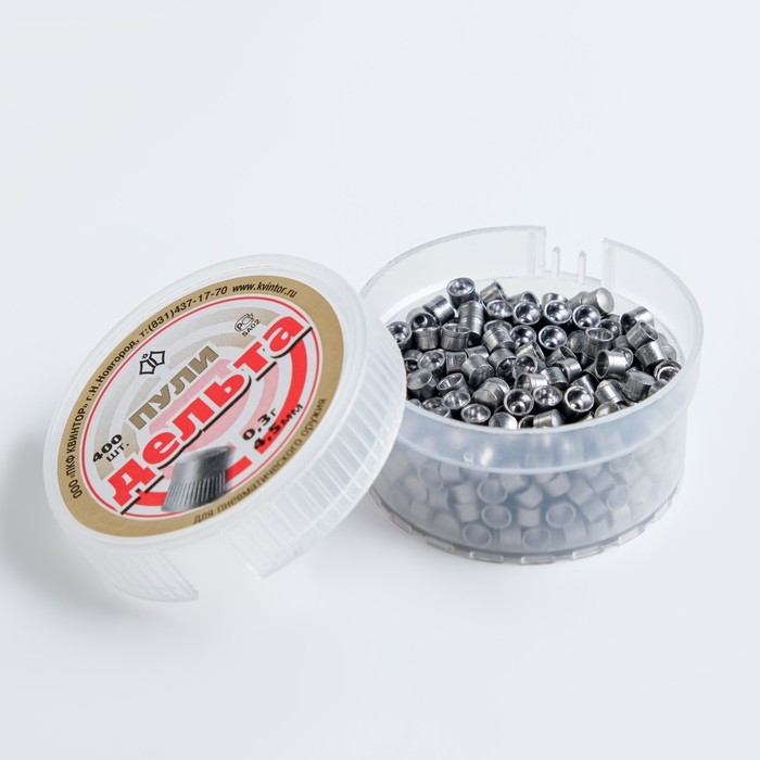 Пули для пневматики "Дельта" кал.4,5мм, 0,28-0,3гр, 400шт