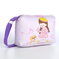 Сумка детская на молнии «Выбражулька», цвет сиреневый Сумка детская на молнии «Выбражулька», цвет сиреневый