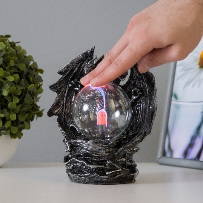 Плазменный шар Плазменный шар "Два дракона "12х16х19, от сети