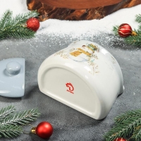 Солонка Доляна «Рождественский снеговик», 600 мл, 14×10×14 см Солонка Доляна «Рождественский снеговик», 600 мл, 14×10×14 см