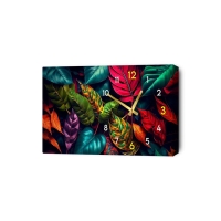 Часы-картина настенные интерьерные "Разноцветные листья", бесшумные, 35 х 60 см Часы-картина настенные интерьерные "Разноцветные листья", бесшумные, 35 х 60 см
