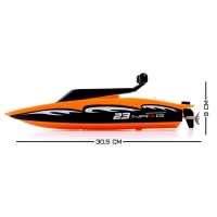 Катер радиоуправляемый &laquo;Спидбот&raquo;, работает от аккумулятора, цвет оранжевый