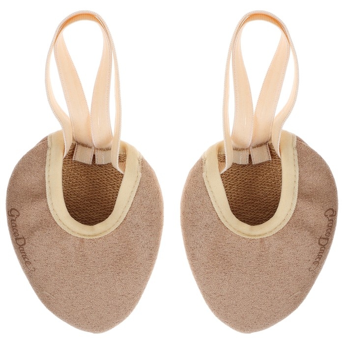 Полупальцы Grace Dance, с мягкой вставкой, р. 30-31 (18,5-20,5 см), цвет бежевый