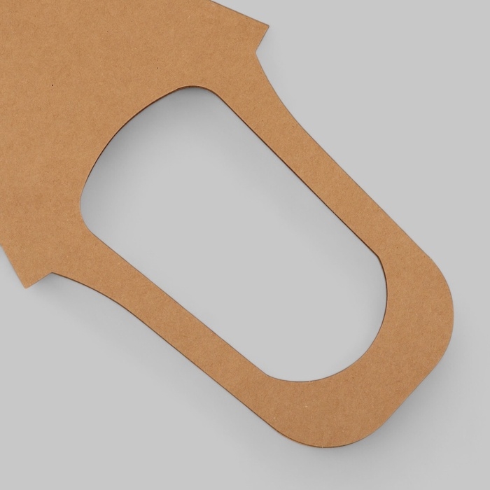 Переноска для цветов, крафт, 35х19 см