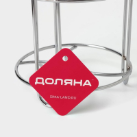 Держатель-стойка для туалетной бумаги Доляна, 14,5&times;15&times;48 см