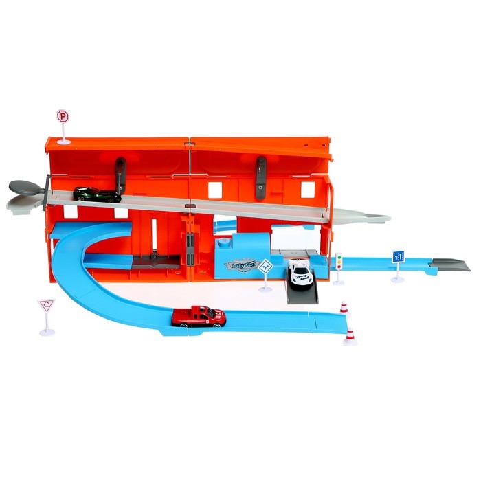 Парковка &laquo;Город&raquo;, в кейсе с металлическими машинками