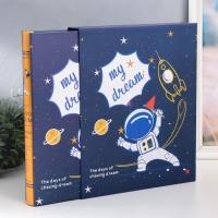 Фотоальбом на 400 фото 10х15 см "Космонавт" в коробке 35х28,5х5 см