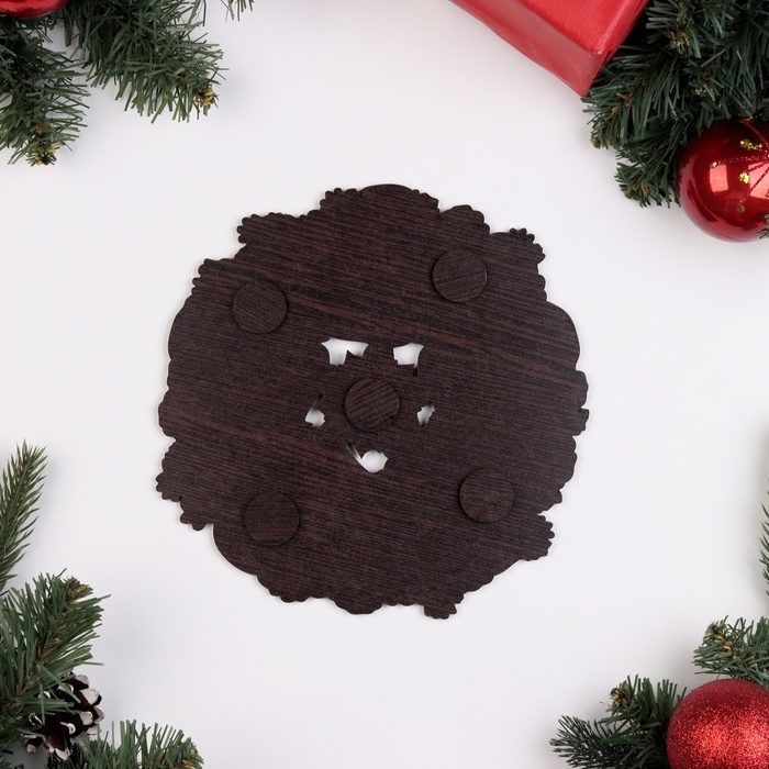 Новый год. Набор Новый год. Набор "Веселая змейка", подставка под горячее и 2 подстаканника, D-20,5 см