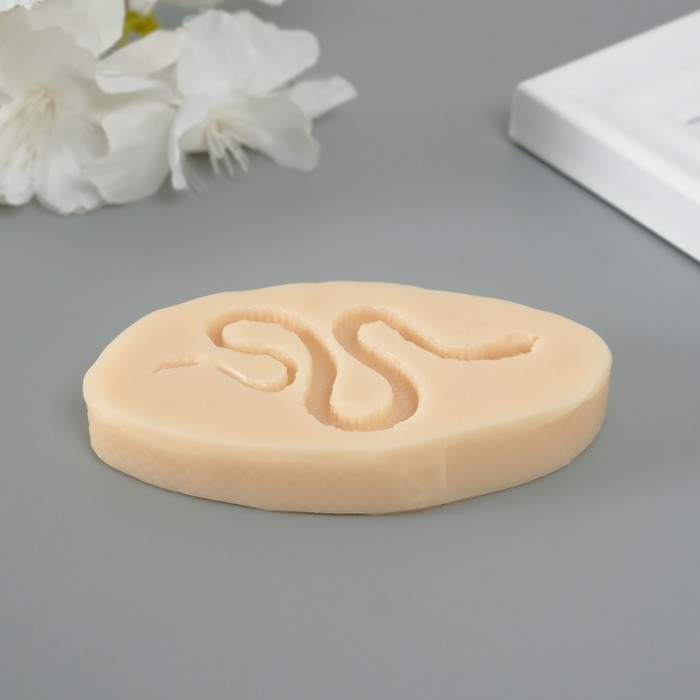 Новогодний молд силикон Новогодний молд силикон "Змея ползет" 0,3х5,6х3,1 см