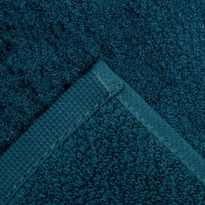 Новый год. Полотенце махровое Экономь и Я  Merry Christmas 30*60 см, цв. синий, 100% хл, 340 г/м2