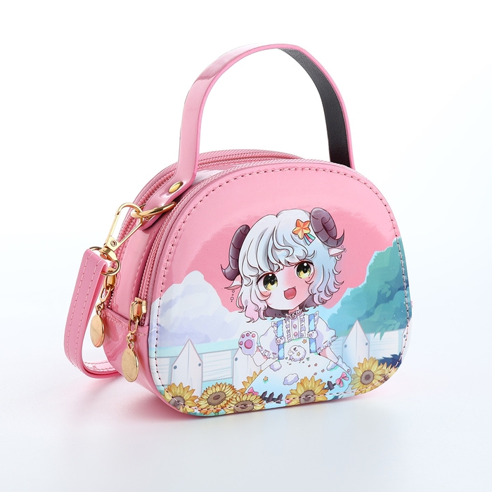 Сумка детская для девочки на молнии &laquo;Выбражулька&raquo;, цвет розовый