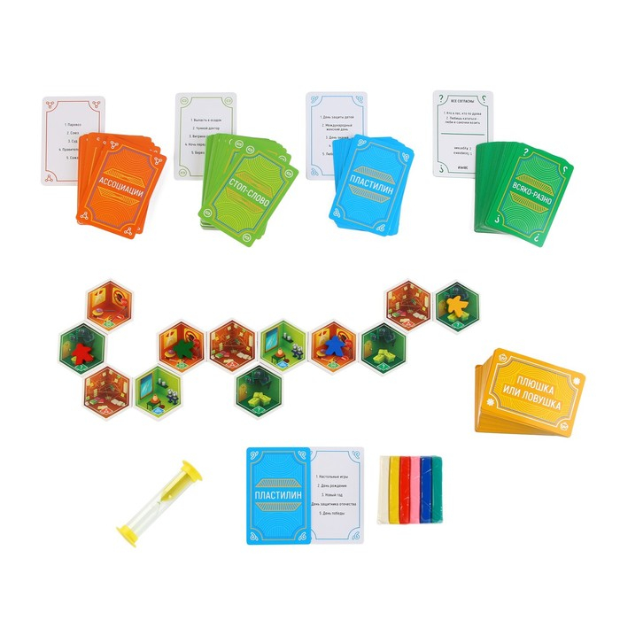 Настольная игра на объяснение слов &laquo;PARTY QUEST. Лепи, называй ассоциации, говори&raquo;, 14+