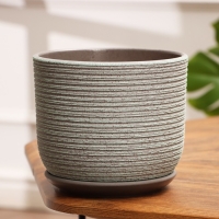 Горшок цветочный "Лоза" зелено-серый бук №3, 2,9 л Горшок цветочный "Лоза" зелено-серый бук №3, 2,9 л