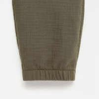 Костюм (рубашка и брюки) детский KAFTAN "Муслин", р.28 (86-92см) хаки