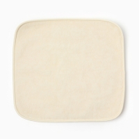 Подушка на стул меховая 50х50см, молочный, иск мех,  пэ100%