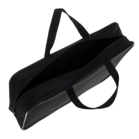 Папка с ручками А4, 360 х 270 х 80 мм, текстильная, внутренний карман, чёрный 1Ш48 Папка с ручками А4, 360 х 270 х 80 мм, текстильная, внутренний карман, чёрный 1Ш48