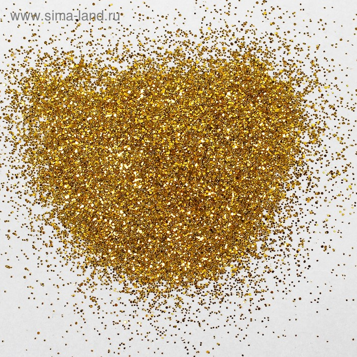 Наполнитель для шара &laquo;Блёстки&raquo;, 0,4 мм, 500 г, цвет жёлтый