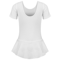 Купальник для гимнастики и танцев Grace Dance, р. 28, цвет белый