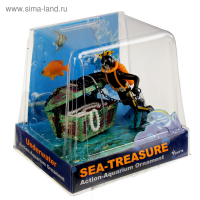 Распылитель подвижный "Аквалангист и сундук сокровищ" Распылитель подвижный "Аквалангист и сундук сокровищ"
