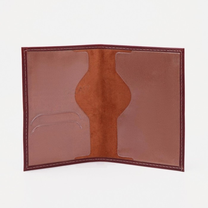 Обложка для паспорта, цвет рыжий