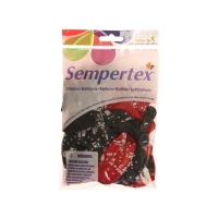 Воздушный шар латексный 12" &laquo;С Днём рождения Геймеру 2&raquo;, пастель, цвет черный, красный, 15 шт.