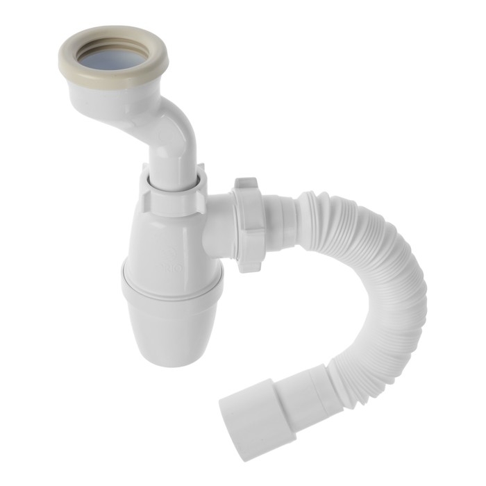 Сифон для писсуара ORIO Р-31009, 1 1/4 Сифон для писсуара ORIO Р-31009, 1 1/4" х 40 мм, с манжетой d=40/46 мм, с гофрой 40х40/50 мм