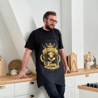 Фартук "Этель" KING 73х71 см, 100% хлопок, саржа 190 гр/м2 Фартук "Этель" KING 73х71 см, 100% хлопок, саржа 190 гр/м2