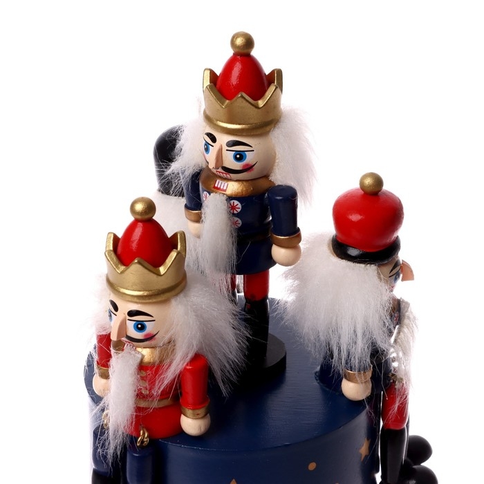 Новогодний сувенир &laquo;Карусель щелкунчики&raquo; 11 &times; 11 &times; 19 см, МИКС