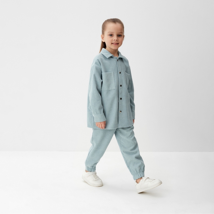 Костюм детский KAFTAN Костюм детский KAFTAN "Velvet", р. 38 (146-152), голубой