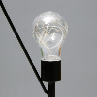 Ночник настольный "Сердце" LED от батареек 3хААА черный 11х16,5х36,4 см RISALUX Ночник настольный "Сердце" LED от батареек 3хААА черный 11х16,5х36,4 см RISALUX