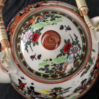 Чайник керамический заварочный с металлическим ситом &laquo;Парк&raquo;, 600 мл