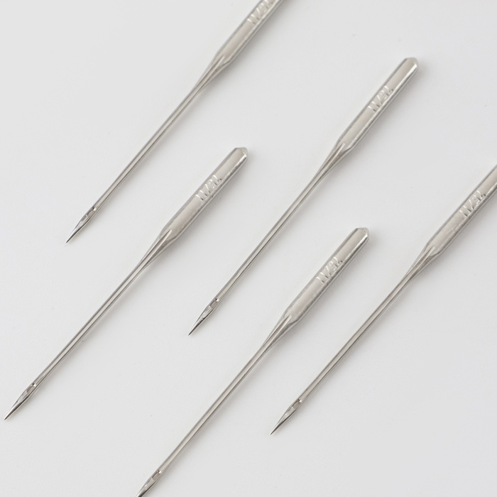 Иглы для бытовых швейных машин, для трикотажа, №75/11, 5 шт, NT Иглы для бытовых швейных машин, для трикотажа, №75/11, 5 шт, NT