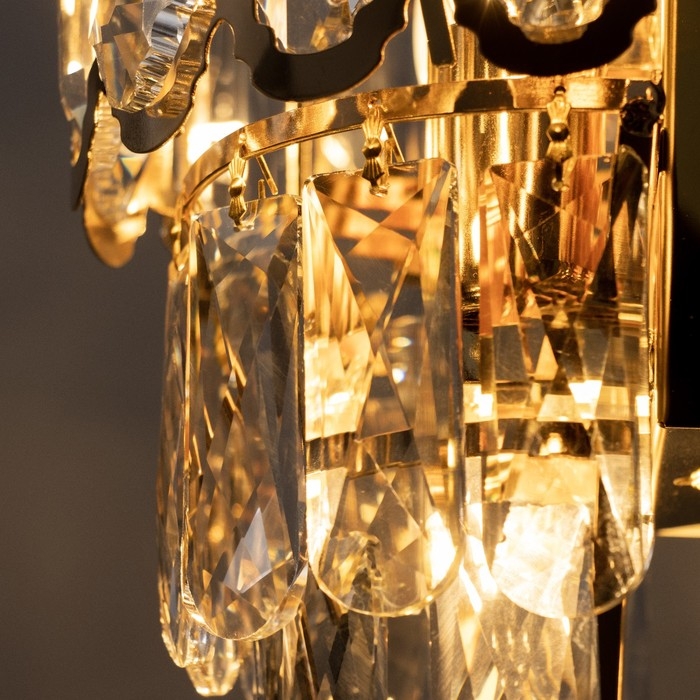 Бра "Тиара" Е14 40Вт золото 29х21х21см