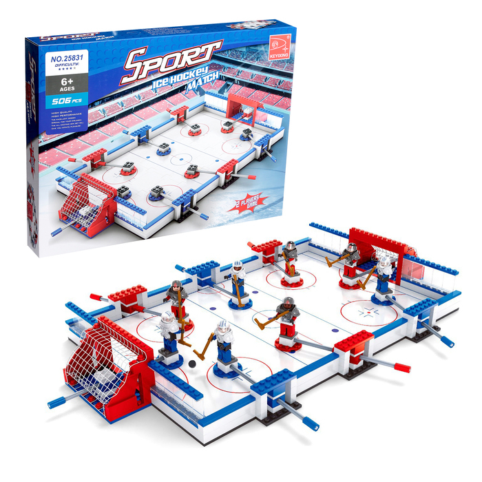 Конструктор «Хоккейный турнир», 506 деталей Конструктор «Хоккейный турнир», 506 деталей
