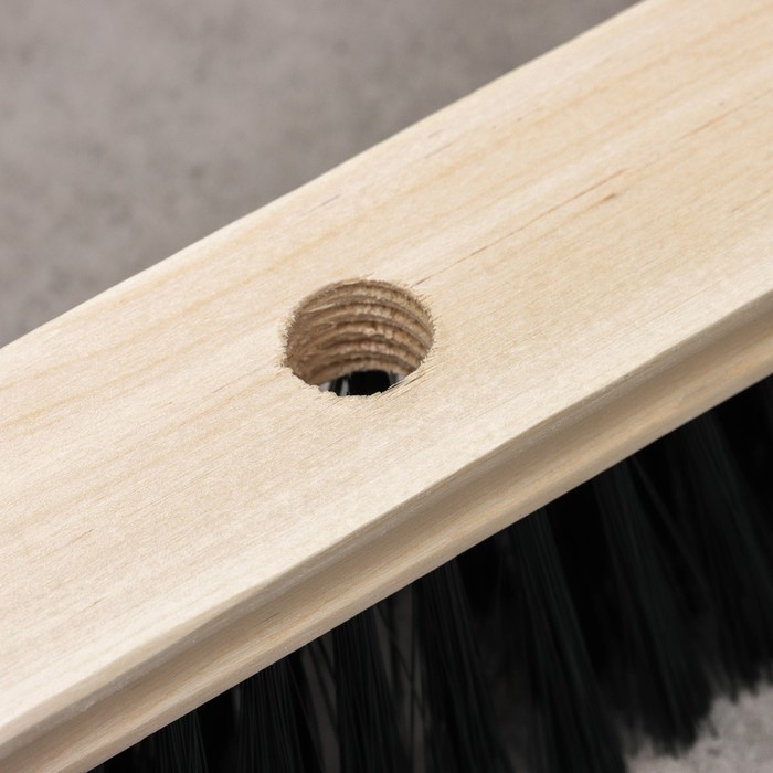 Щетка для подметания пола, с резьбой 27,5&times;5 см