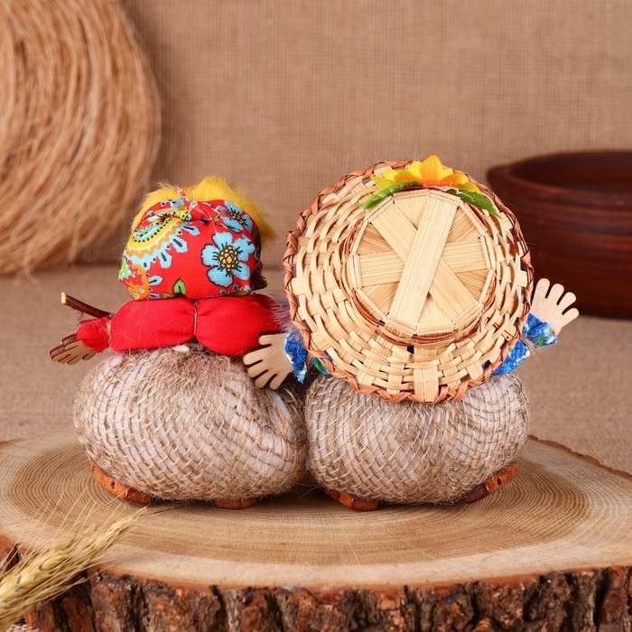 Оберег &laquo;Неразлучники&raquo;, семейный, микс