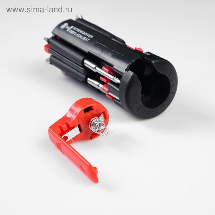 Фонарь многофункциональный, мультитул 8 в 1 Фонарь многофункциональный, мультитул 8 в 1 "Мастер на все руки", 12 х 4 см, 3 ААА