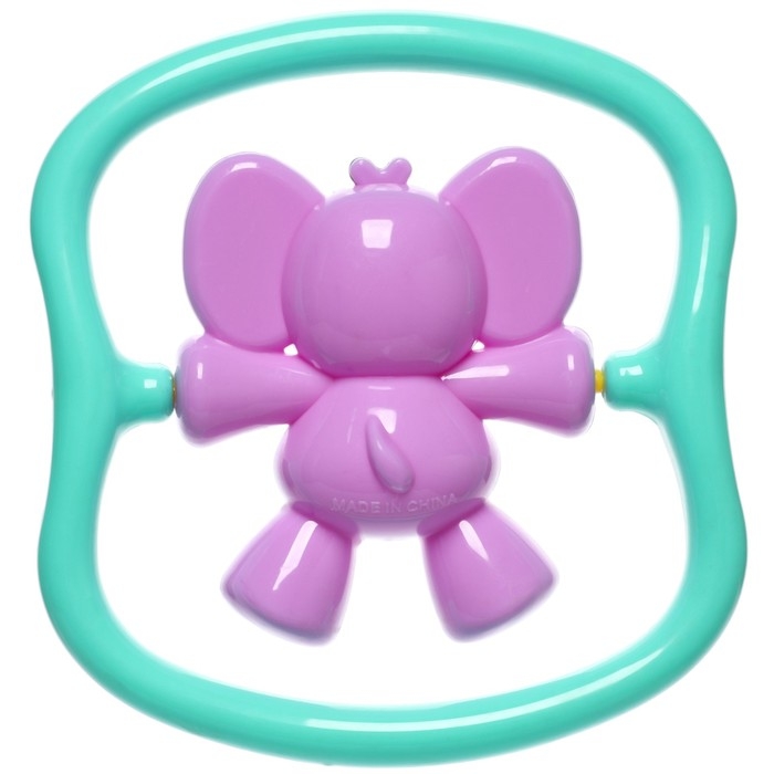 Погремушка &laquo;Слоник&raquo;, размер 14 см, цвет МИКС