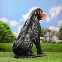 Садовая фигура "Ротвейлер сидя" большой 22х40х65см Садовая фигура "Ротвейлер сидя" большой 22х40х65см