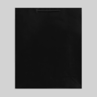 Пакет подарочный ламинированный, упаковка, &laquo;Чёрный&raquo;, 40 х 49 х 15 см